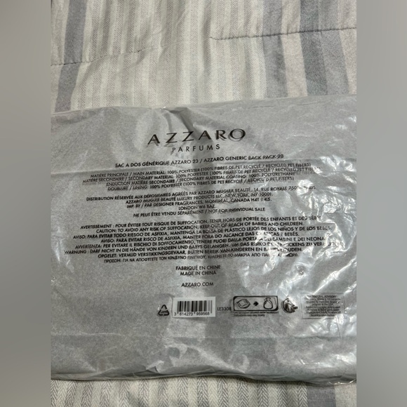 Azzaro The Most Wanted Parfums Backpack - Picture 6 of 6